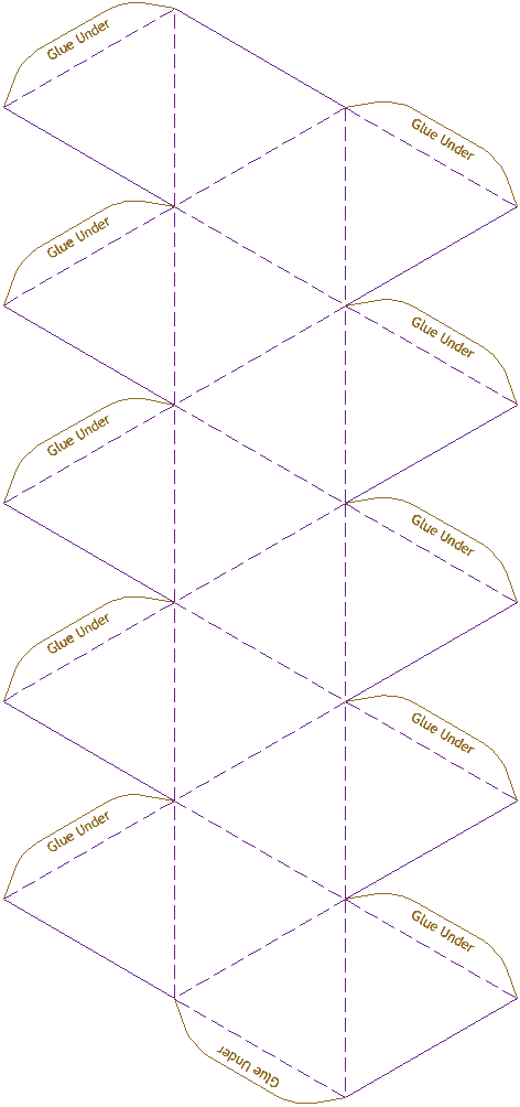 Icosahedron  Model Template