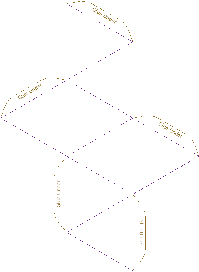 Octahedron  Model Template